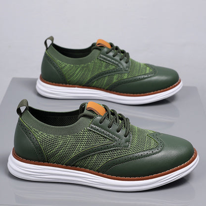 In-stock extra-large size 48 men's casual shoes, 2026 new British style, spring and autumn fashion single shoes, versatile casual shoes