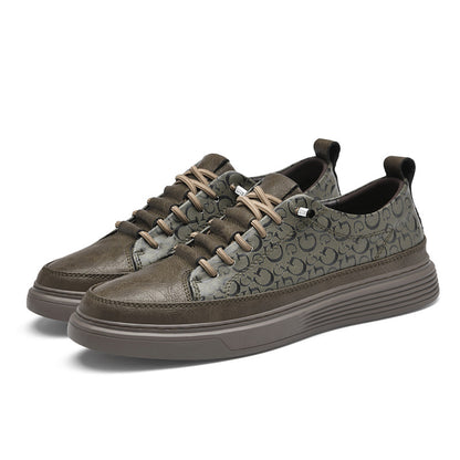 Klassieke retro casual PU-leren sneakers voor heren