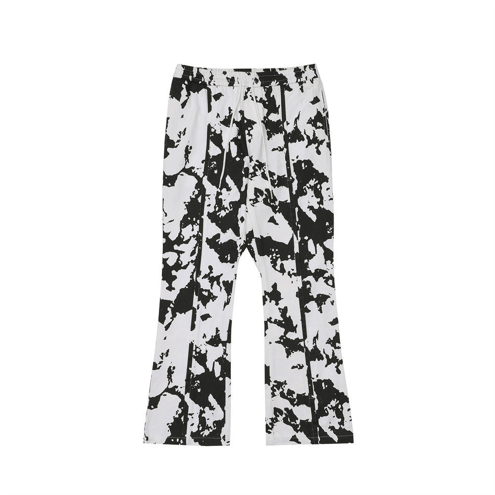 Losse Heren rechte broek Trendy micro-uitlopende broek