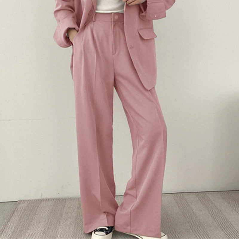 Women's Chic Suit Jacket and Pants Set