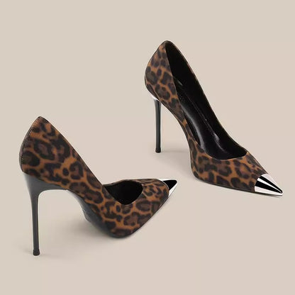 Womens Pointed Toe Stiletto Heel Pumps