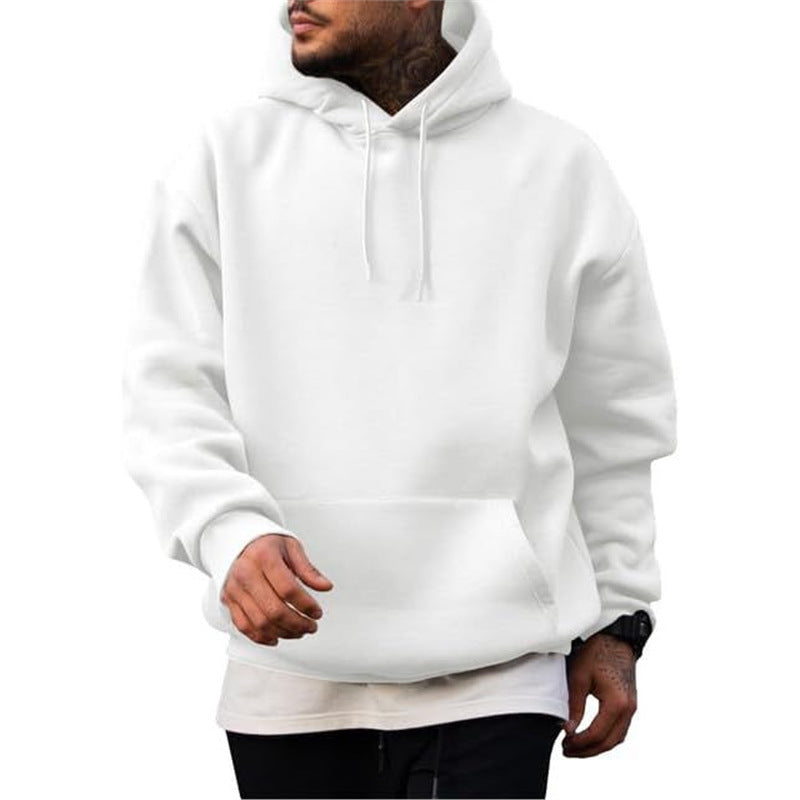 American Style Trendy Brand Solid Color Sweater Trendy Men's Suit Hoodie