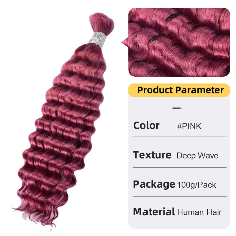 Deep Wave Real Hair Dreadlocks Braids