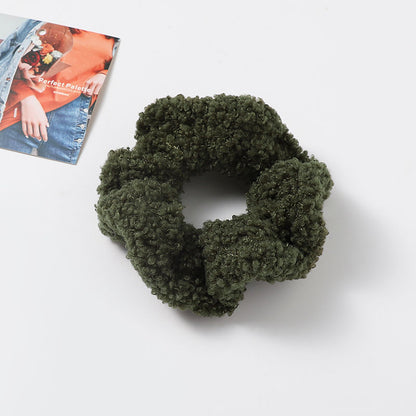 Herfst- en winter pluche dikke haarband