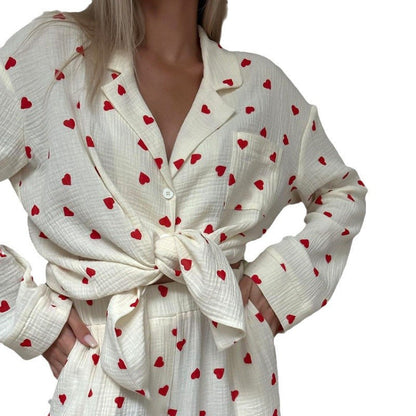 Womens Cotton Pajama Set