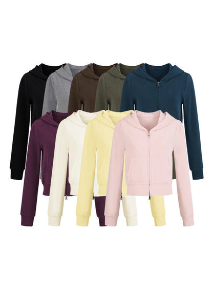 Women's Hooded Sweatshirt and Drawstring Pants Set