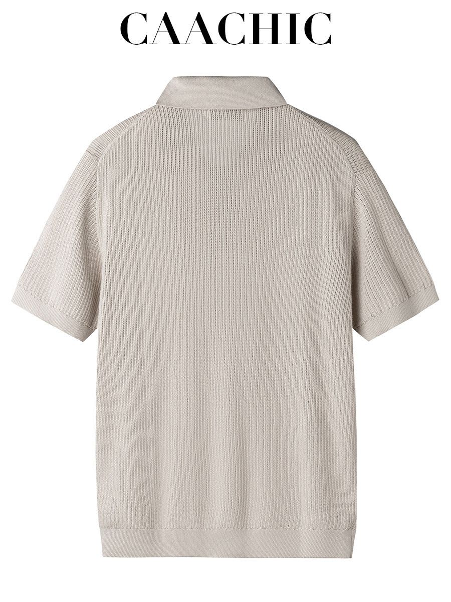 Mens Cotton Polo Shirt Short Sleeve