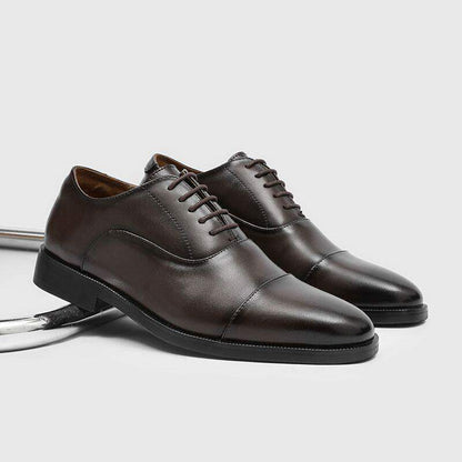 Classic Three-Strap Derby Oxford Shoes