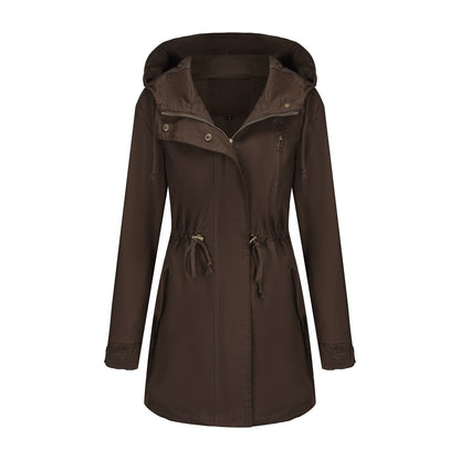 Womens Cotton Hooded Coat