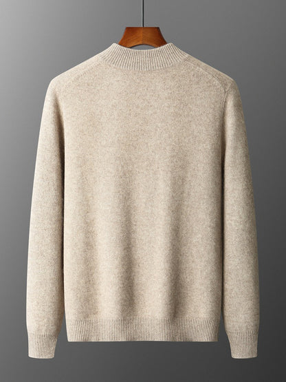 Men's knitted sweater coat
