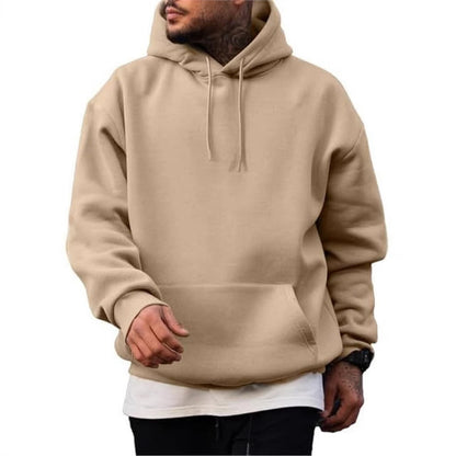 American Style Trendy Brand Solid Color Sweater Trendy Men's Suit Hoodie