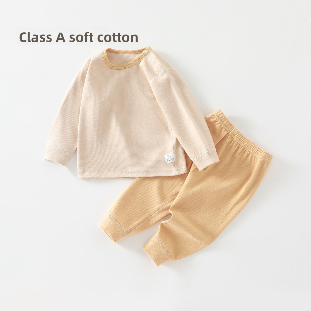 Tweedelige katoenen pyjamaset voor baby's