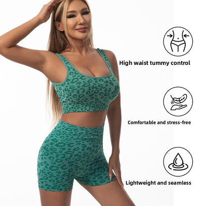 High-Waisted Yoga Set with Tummy Control