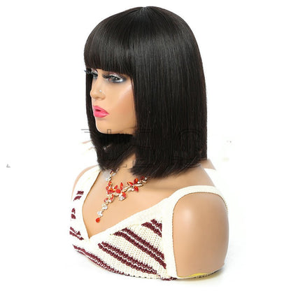 Korte Bob Human Hair Wig