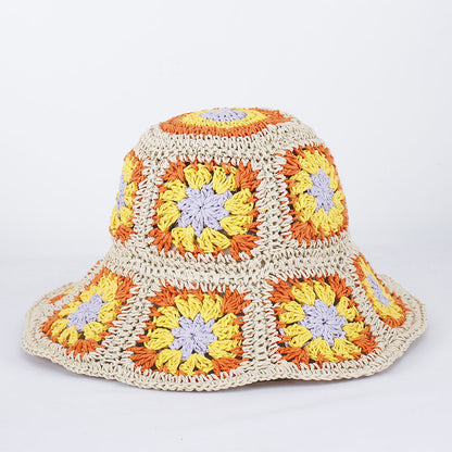 Foldable Bohemian Straw Sun Hat