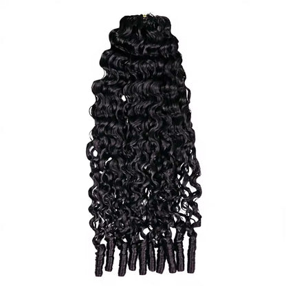 Feather Crochet Human Hair Braiding Extensions