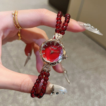 Pearl Strap Quartz Watch