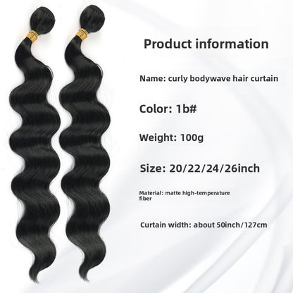 Synthetic Body Wave Hair Bundles