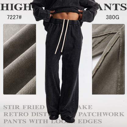 Retro Wide-Leg Men's Casual Pants