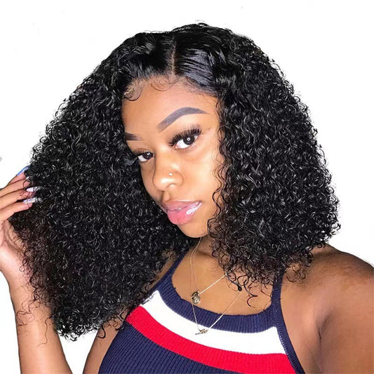 Short Curly Synthetic Lace Wig