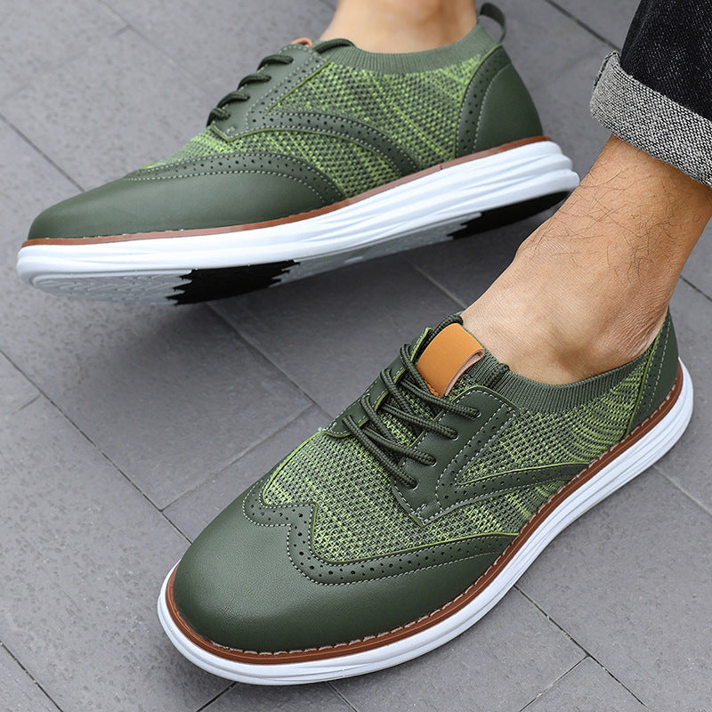 In-stock extra-large size 48 men's casual shoes, 2026 new British style, spring and autumn fashion single shoes, versatile casual shoes