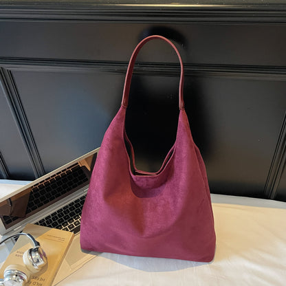 Retro Corduroy Tote Bag