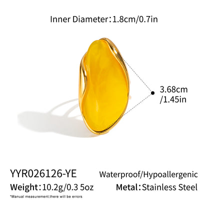 Resin Open-Style Ring for Women