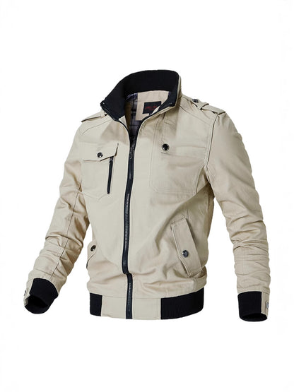 Fitted Zipper Jacket for Men