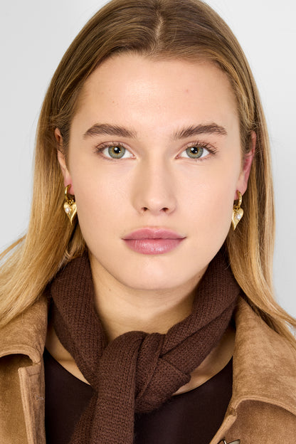 Oorbellen met hartjes, casual, dagelijks, eenvoudig, serie, damessieraden