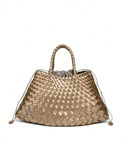 Niche Design Light Luxury Simple Handbag Woven Vegetable Basket