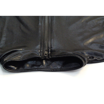 PU-leren Mesh Bodysuit