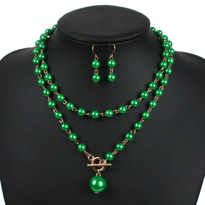 Pearl Necklace Adjustable Neck-Wrapped Necklace
