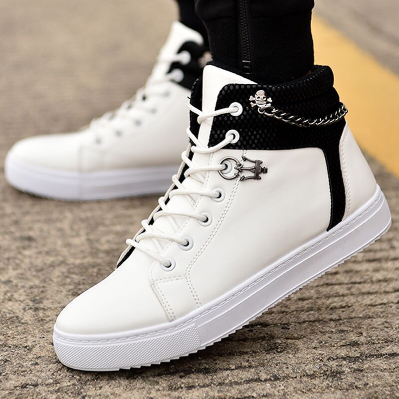 Mens High Top Casual Canvas Sneakers