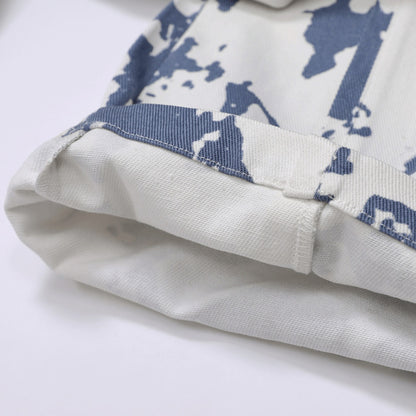 Losse Heren rechte broek Trendy micro-uitlopende broek