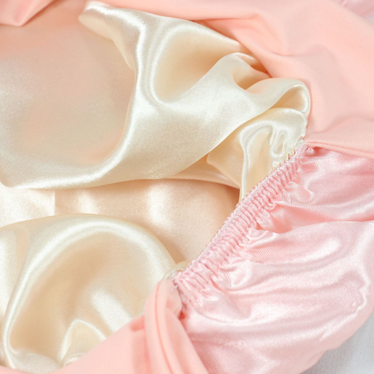 Oversized Double Layer Satin Sleep Cap