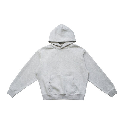 Thick-fabric hooded sweatshirt