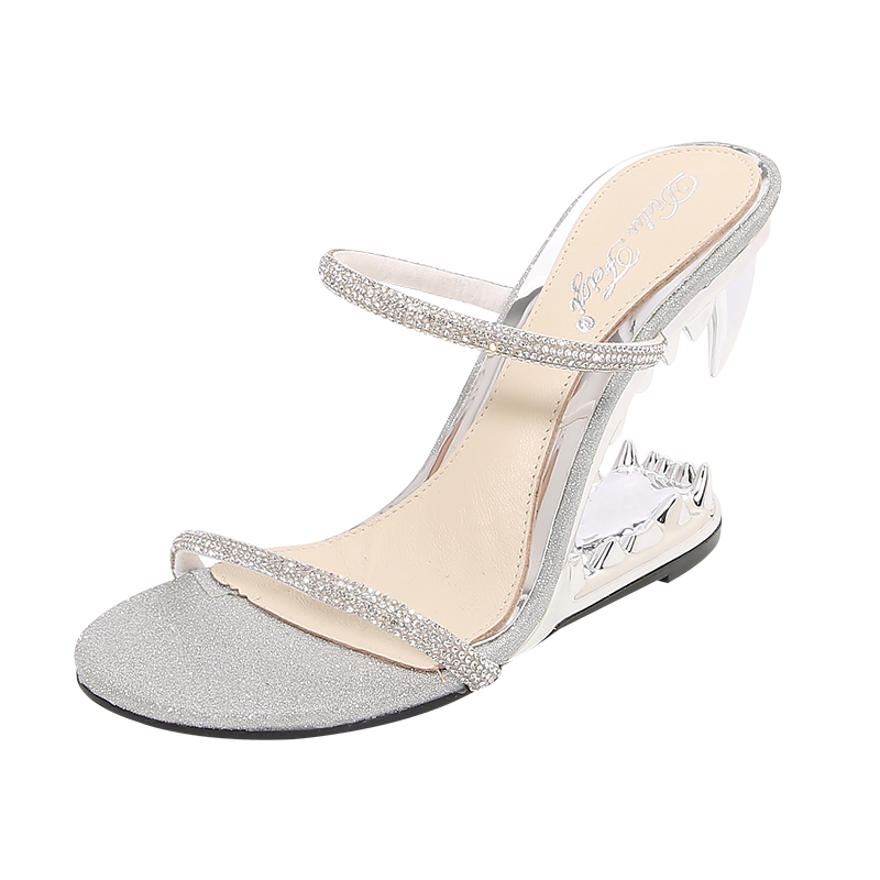 Fashion Rhinestone High Heel Sandals