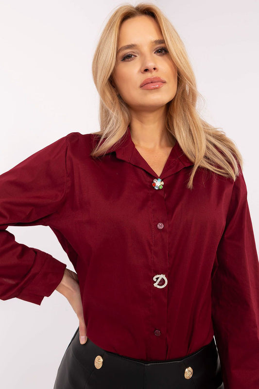  Overhemd met lange mouwen model 204380 Italy Moda 