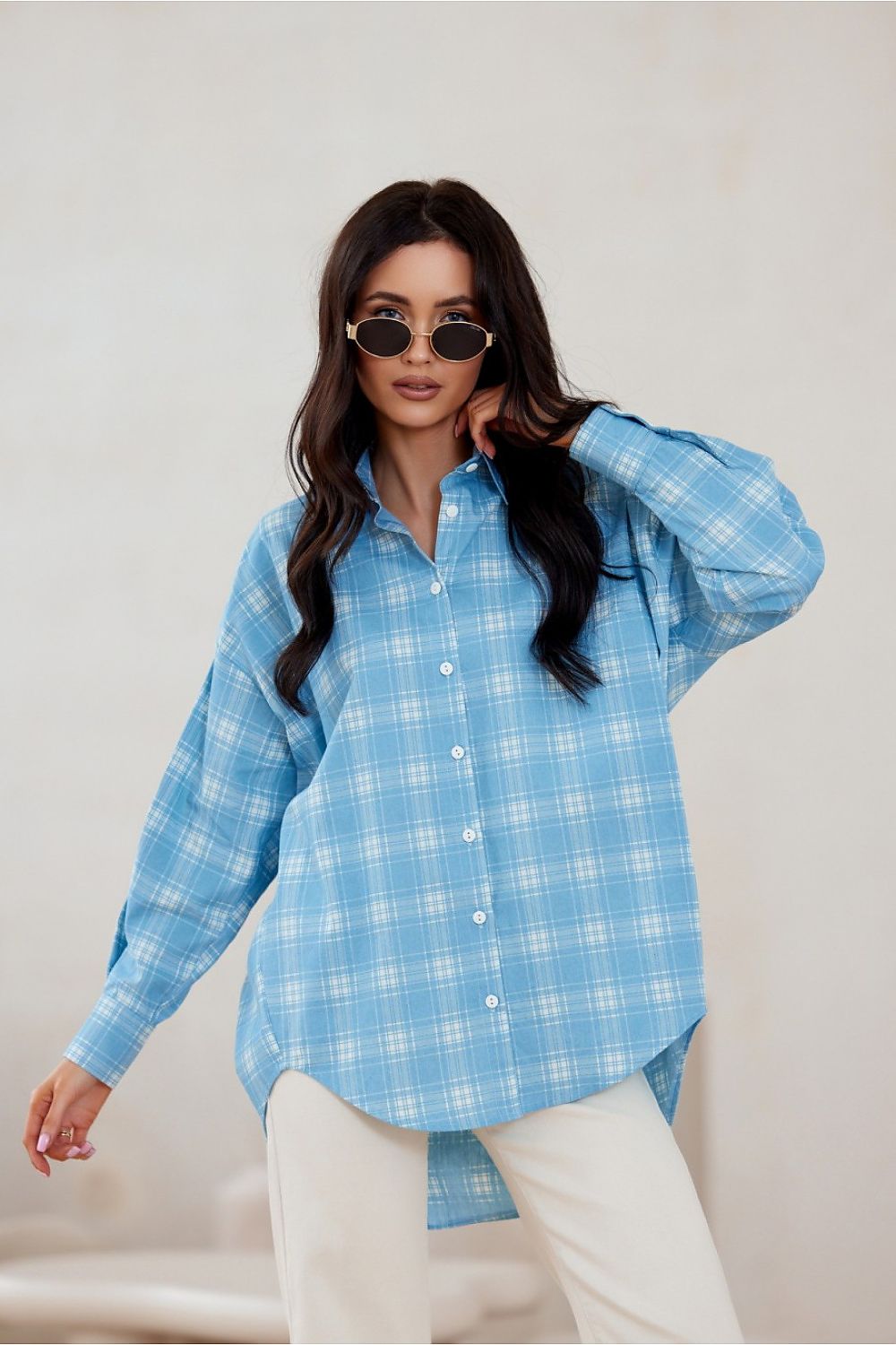  Overhemd met lange mouwen model 206995 Roco Fashion 