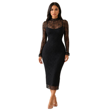 Lace Bodycon Dress Set
