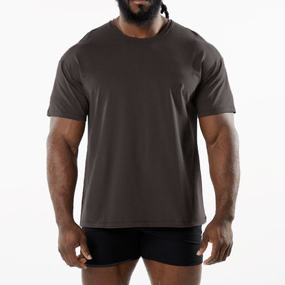 Casual katoenen T-shirt met korte mouwen voor heren