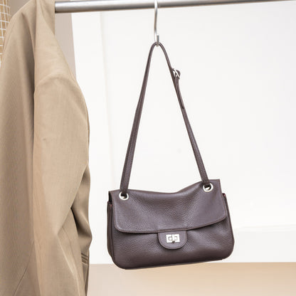 Top Grain Cowhide Leather Messenger Crossbody Shoulder Bag