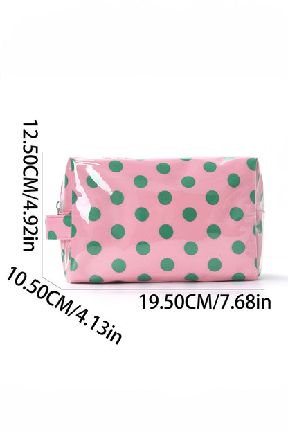 Duurzame PVC make-uptas met stippen