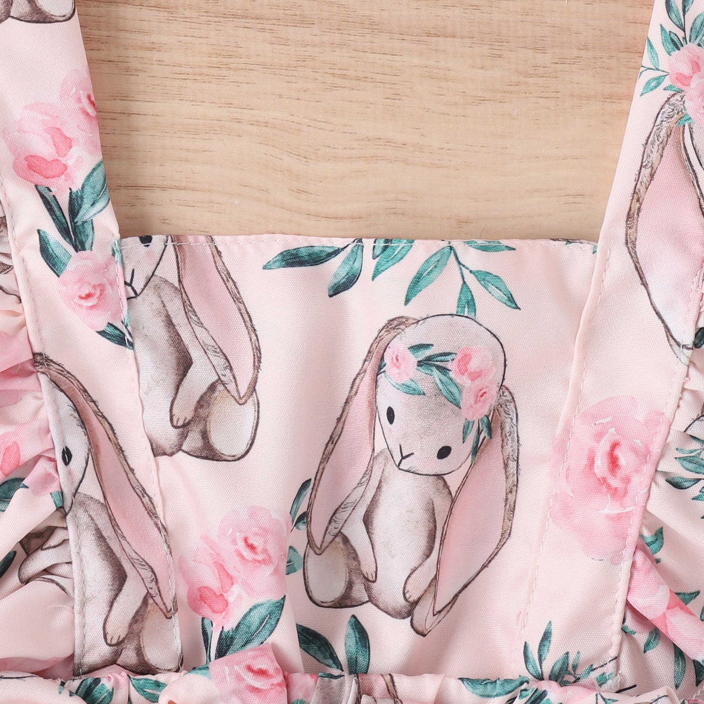 Baby Budrukte Romper Met Volant Mouwen Strikjes En Hoofdband