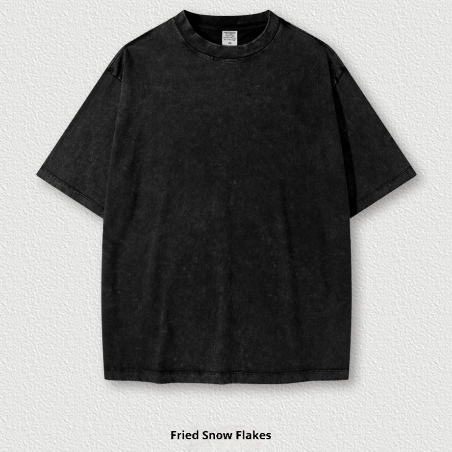 Washed Round Neck Short Sleeve Batik Children's T-shirt