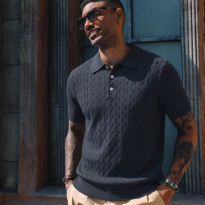 Short-Sleeved Polo Shirt