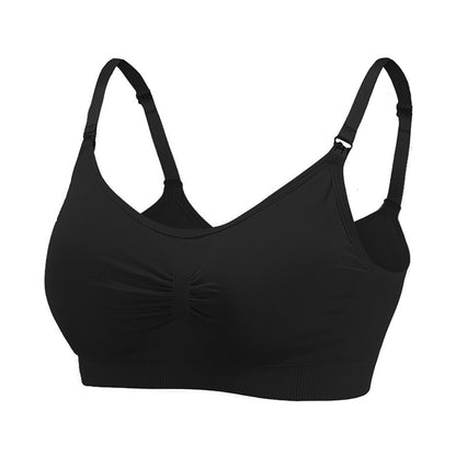 Seamless maternity and nursing bras
