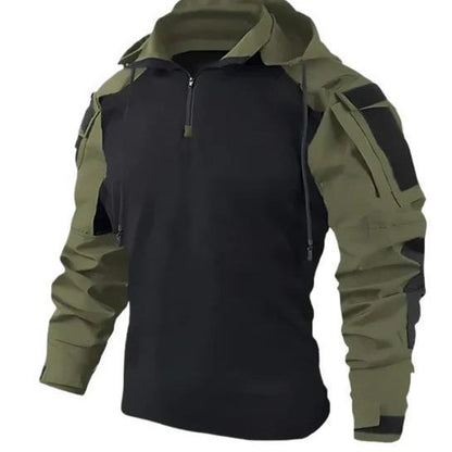 Long-sleeved men's loose tactical outdoor jacket