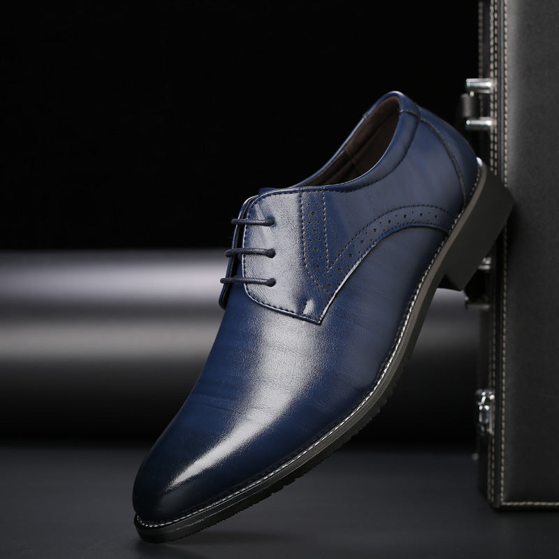 Classic Brogue Leather Shoes for Men