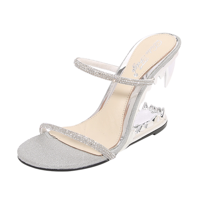 Fashion Rhinestone High Heel Sandals
